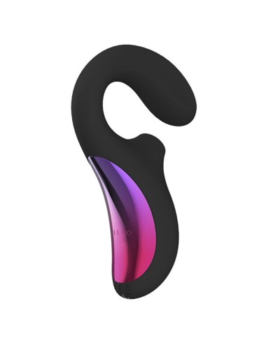 LELO - ENIGMA DOBLE ESTIMULACIÓN SUCCION MASAJEADOR NEGRO
