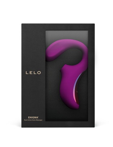 LELO - ENIGMA DOBLE ESTIMULACIÓN SUCCION MASAJEADOR MORADO