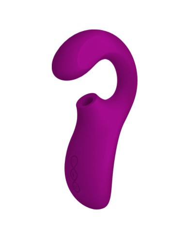 LELO - ENIGMA DOBLE ESTIMULACIÓN SUCCION MASAJEADOR MORADO