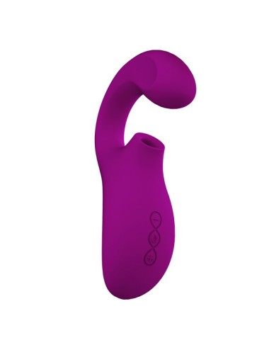LELO - ENIGMA DOBLE ESTIMULACIÓN SUCCION MASAJEADOR MORADO