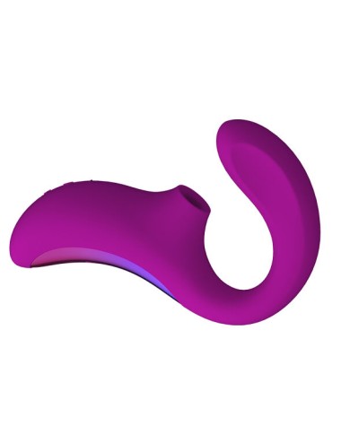 LELO - ENIGMA DOBLE ESTIMULACIÓN SUCCION MASAJEADOR MORADO