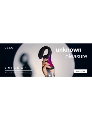 LELO - ENIGMA DOBLE ESTIMULACIÓN SUCCION MASAJEADOR MORADO