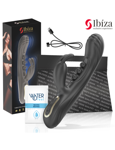 IBIZA - VIBRADOR RABBIT PERLAS CON PULSACIÓN