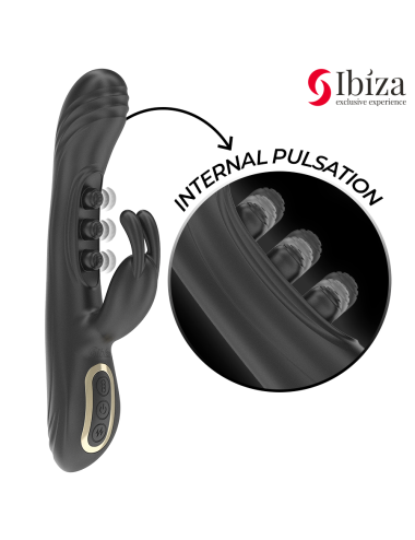 IBIZA - VIBRADOR RABBIT PERLAS CON PULSACIÓN