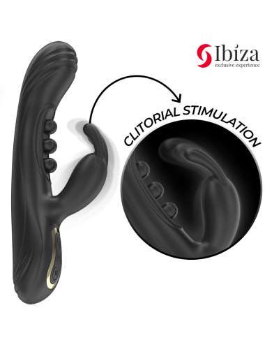 IBIZA - VIBRADOR RABBIT PERLAS CON PULSACIÓN