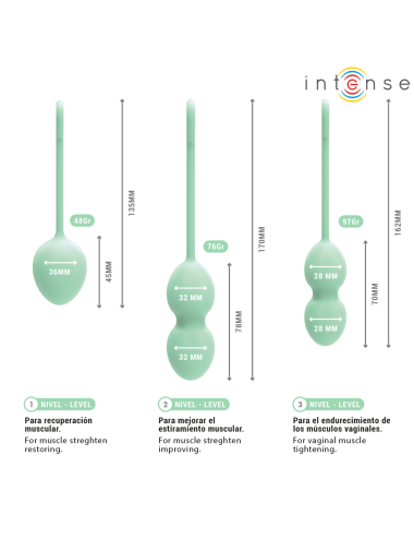 INTENSE - CHARLI KIT BOLAS KEGEL JADE