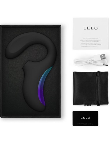 LELO - ENIGMA WAVE MASAJEADOR TRIPLE VIBRACIÓN NEGRO