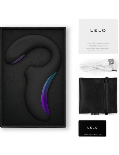 LELO - ENIGMA DOUBLE SONIC VIBRADOR PUNTO G NEGRO