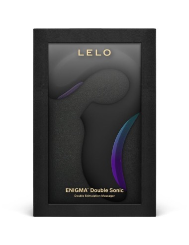LELO - ENIGMA DOUBLE SONIC VIBRADOR PUNTO G NEGRO