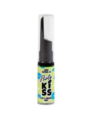 SECRETPLAY - FLIRTY KISS GELES CON EFECTOS SEXO ORAL FRESA & MENTA 2 x 8 GR