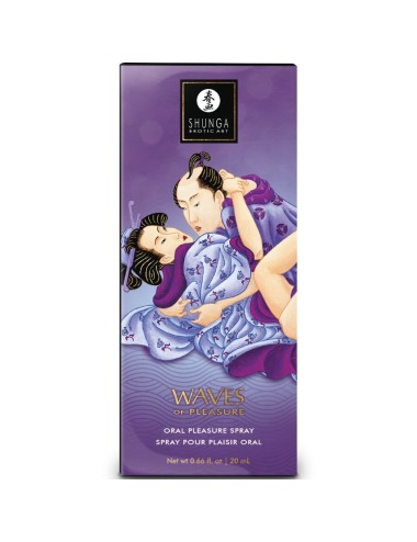 SHUNGA - WAVES PLEASURE SPRAY ORAL SEDUCTOR FRUTAS EXÓTICAS 20 ML