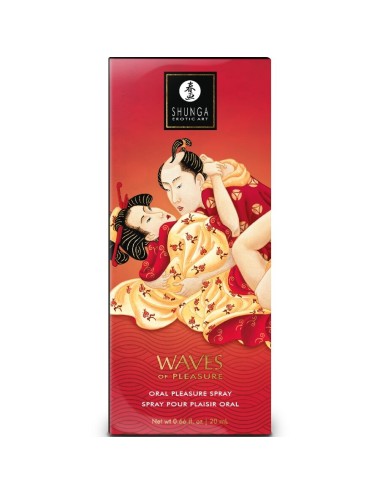 SHUNGA - WAVES PLEASURE SPRAY ORAL SEDUCTOR FRESA 20 ML