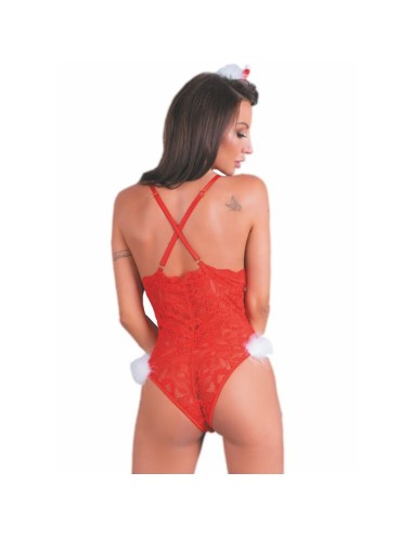 LIVCO CORSETTI FASHION - NAUGHTY SANTA LC 90706 BODY NAVIDEÑO S/M