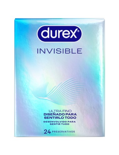 DUREX - PRESERVATIVOS INVISIBLE ULTRA FINO 24 UNIDADES