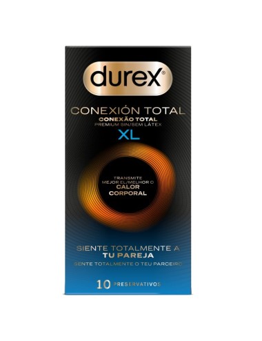 DUREX - CONEXIÓN TOTAL XL ULTRA FINO PLUS SIN LÁTEX 10 UNIDADES