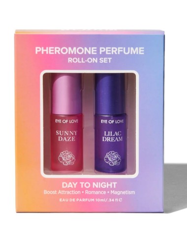 EYE OF LOVE - BLOOM SET DE PERFUME ROLL-ON CON FEROMONAS DE DÍA A NOCHE 2 X 5 ML