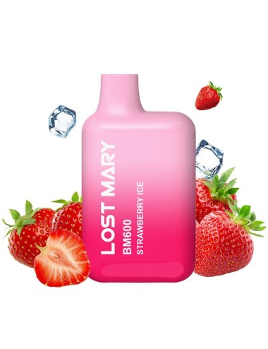 LOST MARY - BM600 VAPER NICOTINA 2% DESECHABLE SABOR FRESA HELADA