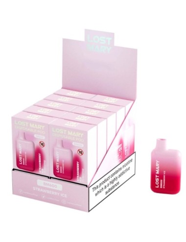 LOST MARY - BM600 VAPER NICOTINA 2% DESECHABLE SABOR FRESA HELADA