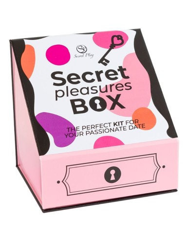SECRET PLAY - CAJA DE PLACERES PARA PAREJAS DADOS + BALA VIBRADORA + PLUMERO