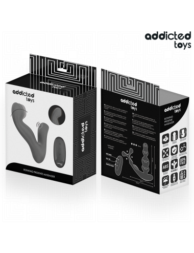 ADDICTED TOYS - MASAJEADOR PROSTÁTICO OSCILANTE CON MODO PULSACIONES CONTROL REMOTO