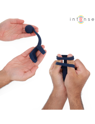 INTENSE - TYSON ANILLO POTENCIADOR CON CARACOL VIBRADOR Ø 3