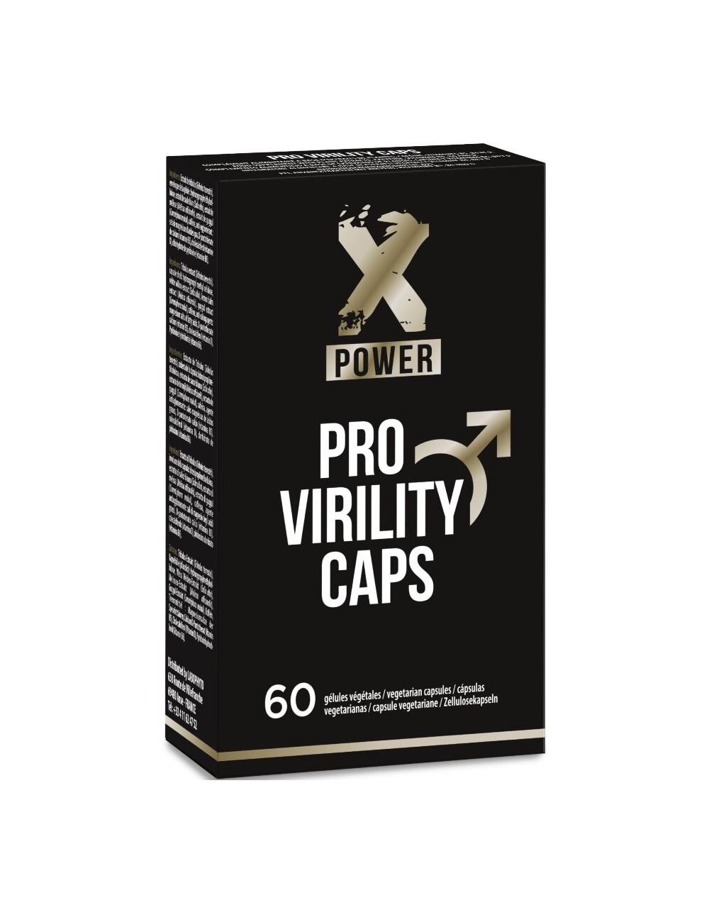 XPOWER - PRO VIRILITY CÁPSULAS VITALIDAD Y VIRILIDAD 60 UNIDADES