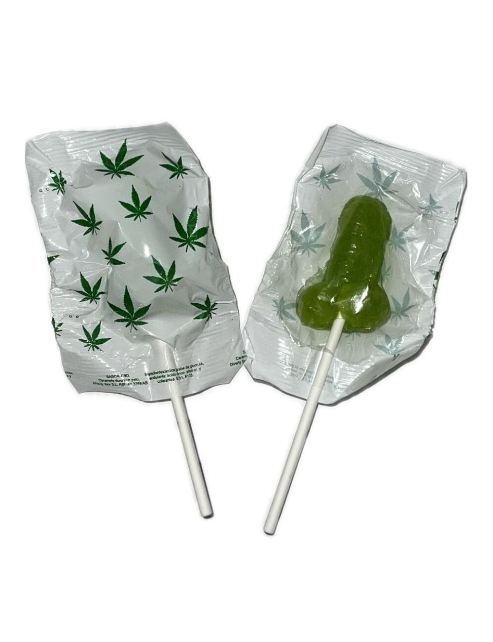 DIABLO GOLOSO - 1 PIRULETA PENE AROMA CANNABIS