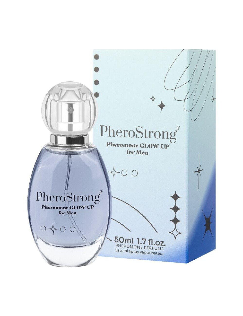 PHEROSTRONG - GLOW UP PERFUME CON FEROMONAS PARA HOMBRE 50 ML