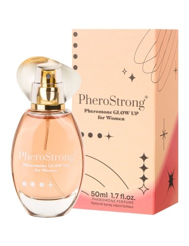 PHEROSTRONG - GLOW UP PERFUME CON FEROMONAS PARA MUJER 50 ML