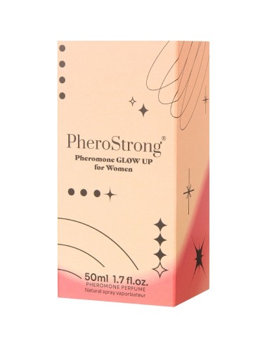 PHEROSTRONG - GLOW UP PERFUME CON FEROMONAS PARA MUJER 50 ML