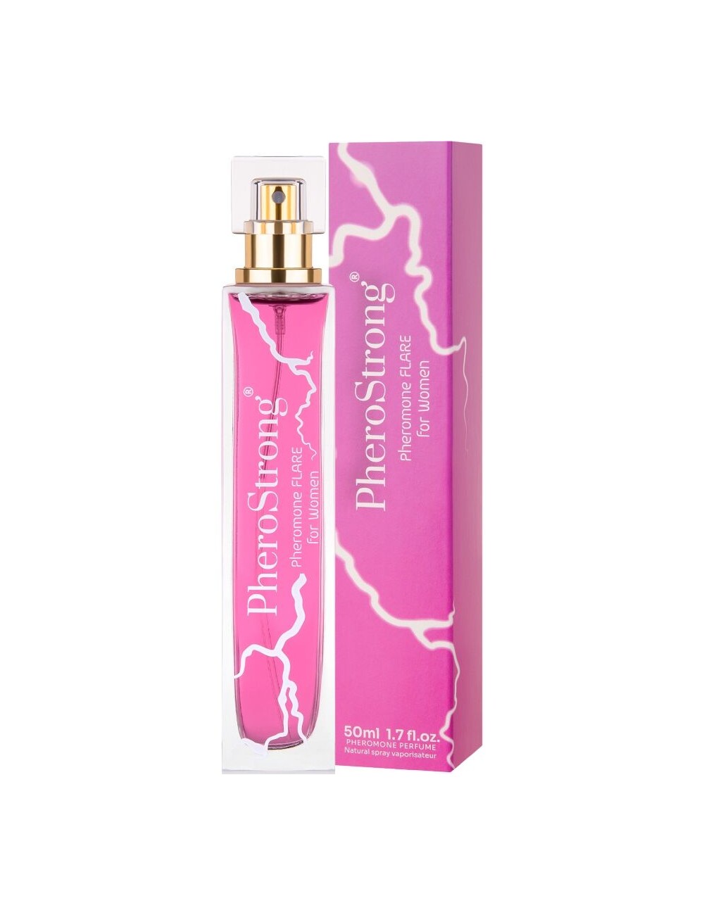 PHEROSTRONG - FLARE PERFUME CON FEROMONAS PARA MUJER 50 ML