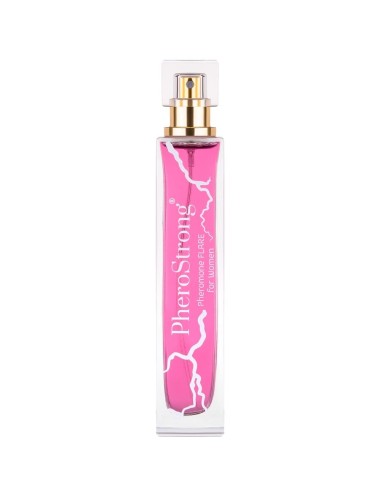 PHEROSTRONG - FLARE PERFUME CON FEROMONAS PARA MUJER 50 ML