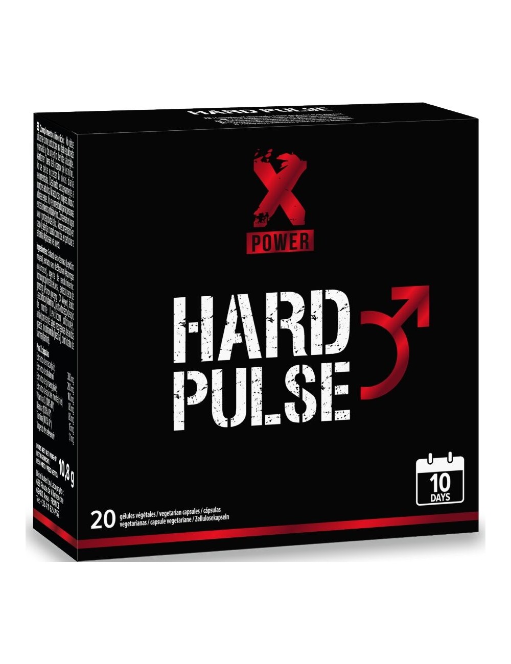XPOWER - HARD PULSE TRATAMIENTO EXPRÉS 10 DÍAS ERECCIÓN Y RESISTENCIA 20 CÁPSULAS