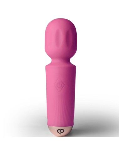 ROCKS-OFF - MINI VARITA RECARGABLE 16 FUNCIONES FUCSIA