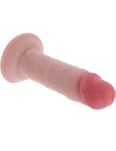 GET REAL - DILDO DELUXE DONG GRUESO DE DOBLE DENSIDAD TPE 20 CM