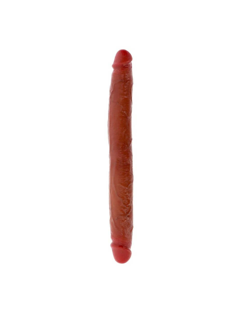 GET REAL - DILDO DOBLE DONG DE SILICONA CARAMELO 35 CM