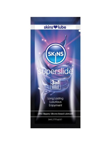 SKINS - SUPERSLIDE LUBRICANTE BASE DE SILICONA MONODOSIS 5 ML