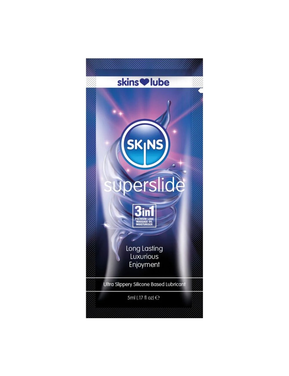 SKINS - SUPERSLIDE LUBRICANTE BASE DE SILICONA MONODOSIS 5 ML
