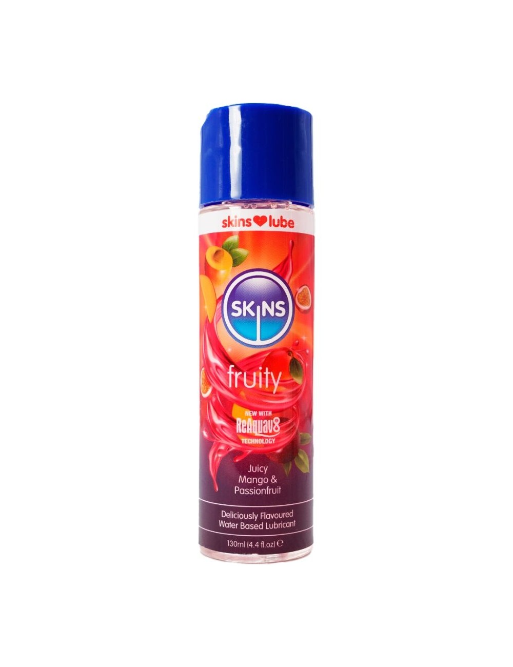 SKINS - FRUITY LUBRICANTE BASE DE AGUA MANGO & FRUTA PASIÓN 130 ML