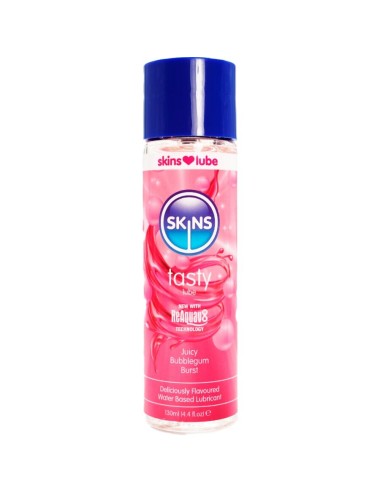 SKINS - TASTY LUBRICANTE BASE DE AGUA CHICLE 130 ML