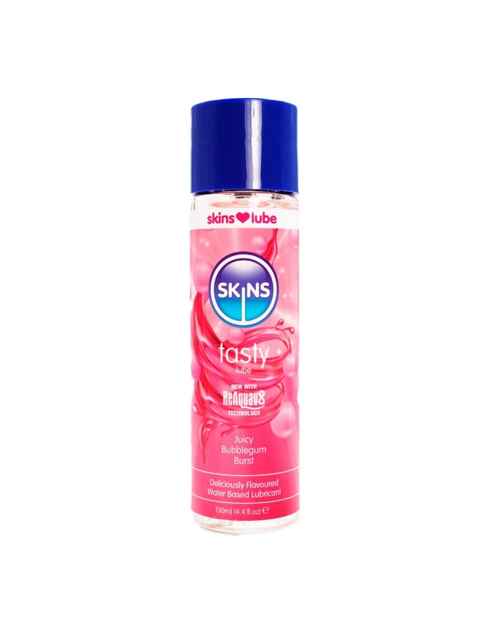 SKINS - TASTY LUBRICANTE BASE DE AGUA CHICLE 130 ML