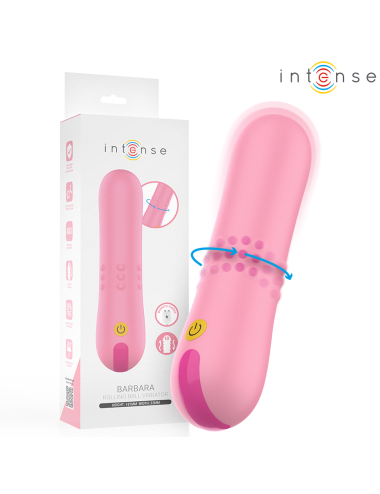 INTENSE - BARBARA VIBRADOR CON PERLAS GIRATORIAS