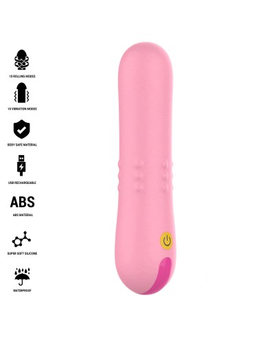 INTENSE - BARBARA VIBRADOR CON PERLAS GIRATORIAS