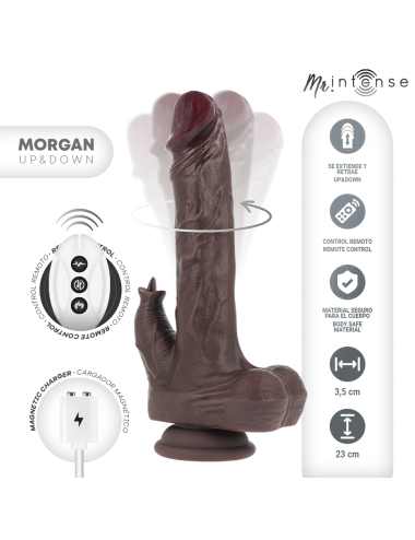 MR INTENSE - MORGAN REALÍSTICO MULTIFUNCIÓN CON VIBRACIÓN