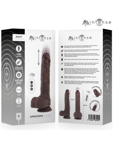 MR INTENSE - MATT REALISTICO MULTIFUNCIÓN CON VIBRACIÓN UP AND DOWN CONTROL REMOTO 22 CM -O- 4 CM