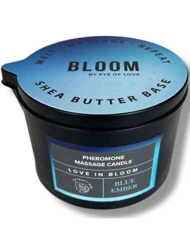 EYE OF LOVE - BLOOM VELA DE MASAJE ÍNDICA BLUE EMBER 150 ML
