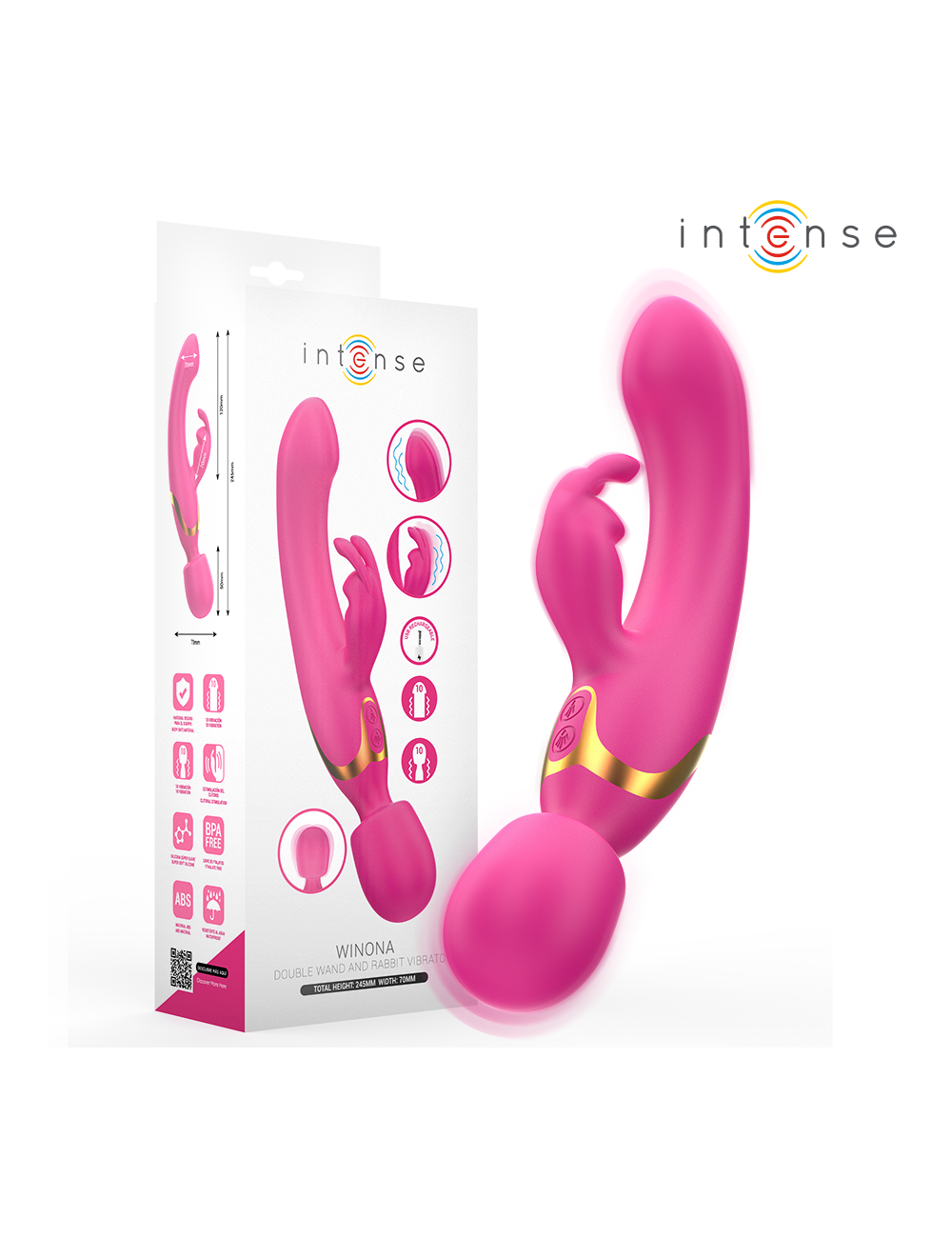 INTENSE - WINONA DOBLE VIBRADOR RABBIT & WAND