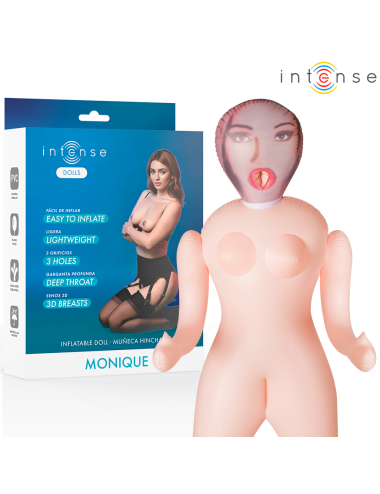 INTENSE DOLLS - MONIQUE MUÑECA HINCHABLE CON TRES ORIFICIOS