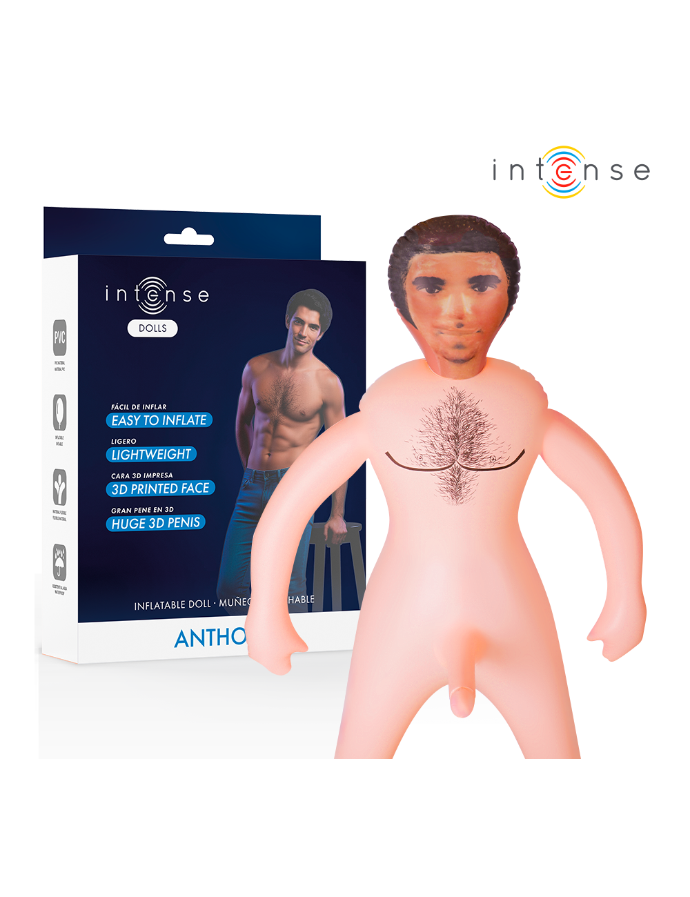 INTENSE DOLLS - ANTHONY MUÑECO HINCHABLE PENE 3D