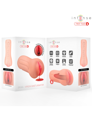 INTENSE FIRST TIME - ERIKA MASTURBADOR VIRGEN CON SANGRADO
